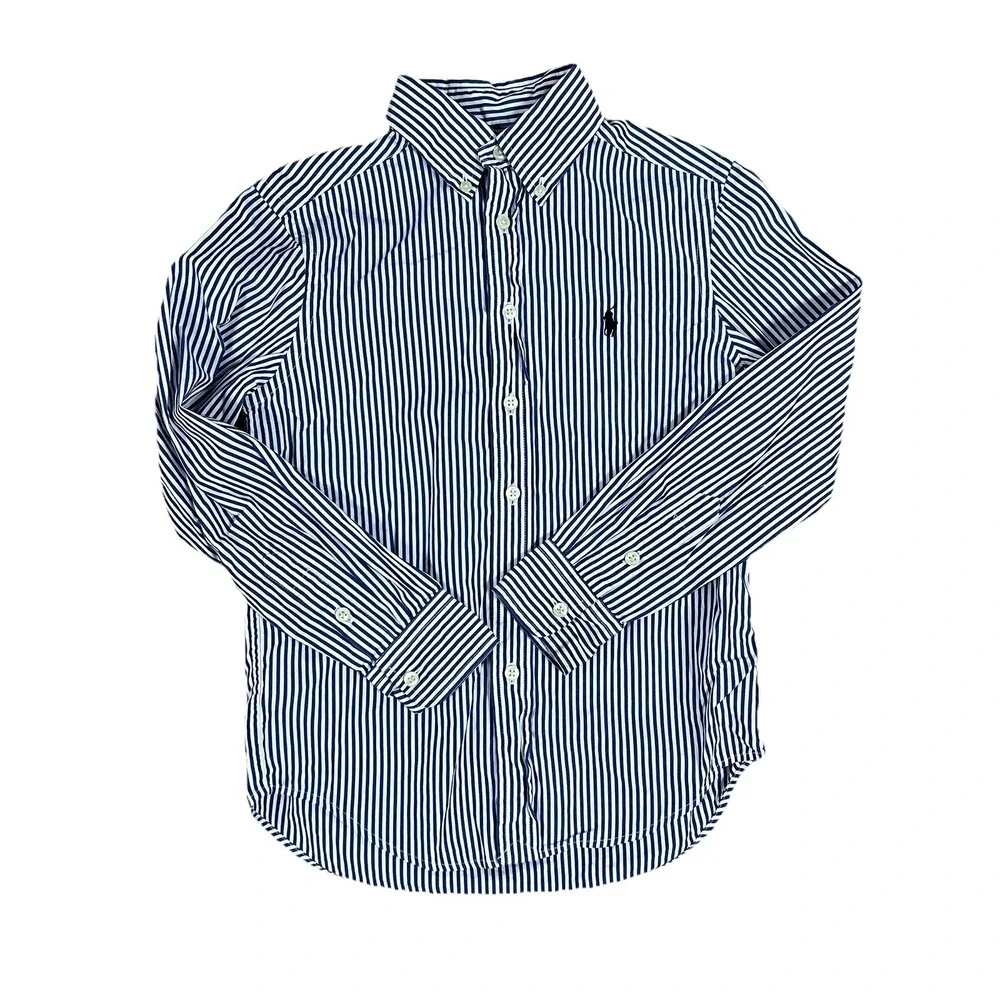 Bundle Of 2 Boys Ralph Lauren Button Down Shirts Small 8